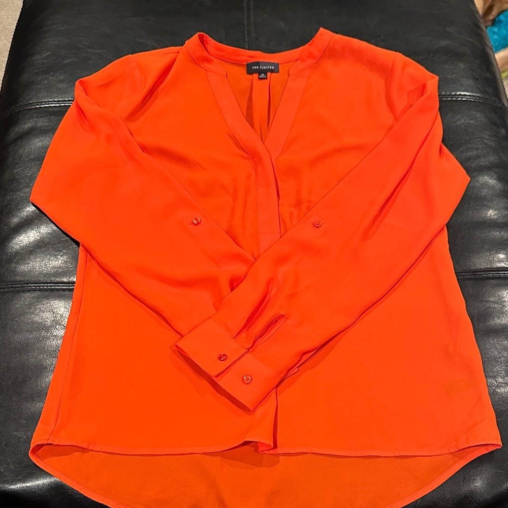 The Limited -  Bright Orange Blouse